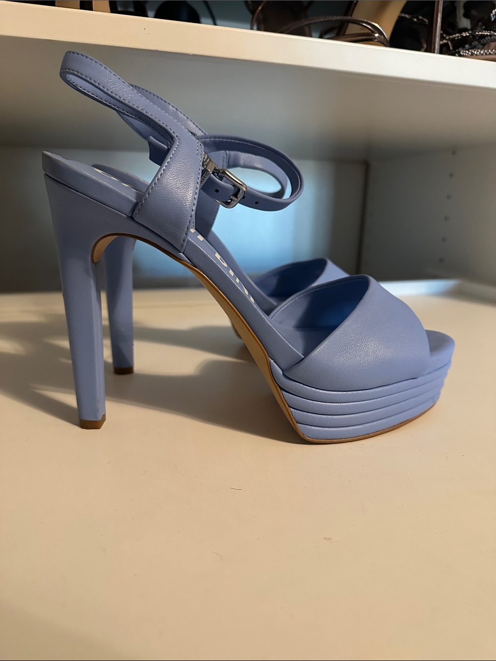 Gianni Bini Periwinkle Platform High-Heel Sandals